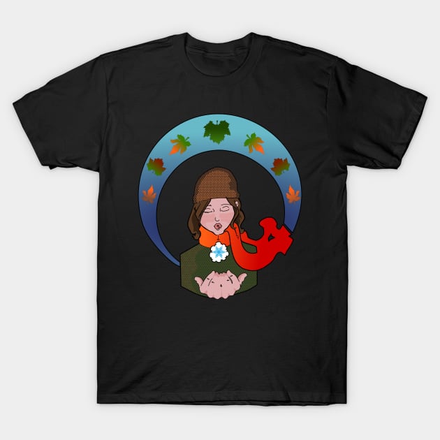 Winter on the Way T-Shirt by RobKingIllustration